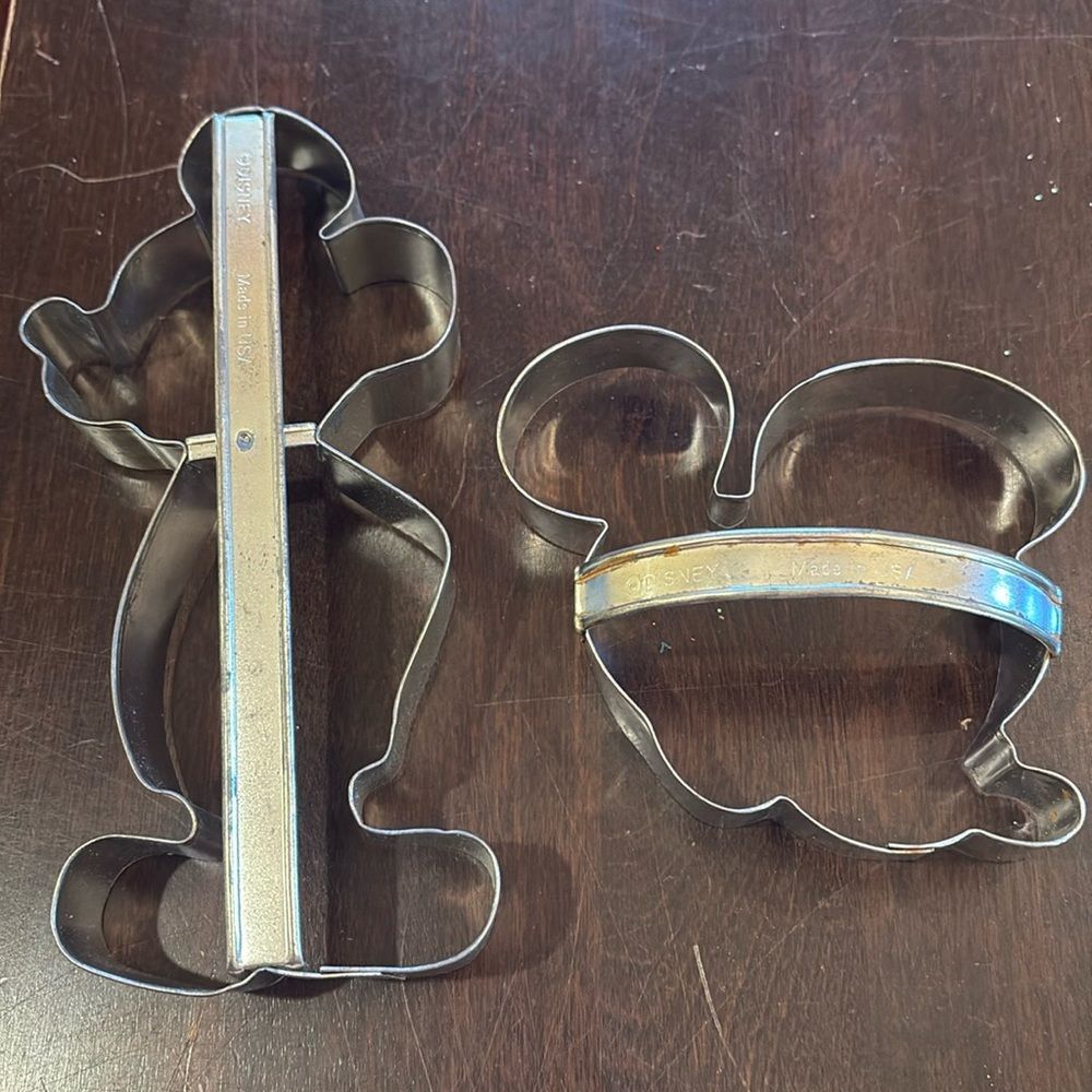 Set of vintage Disney Mickey cookie cutter, USA